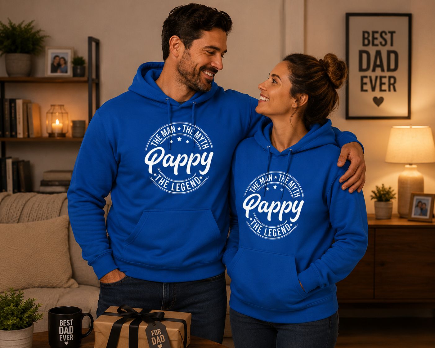 The Man The Myth The Legend Pappy - Hoodie – Origineel Vader Hoodie Cadeau voor Pappy