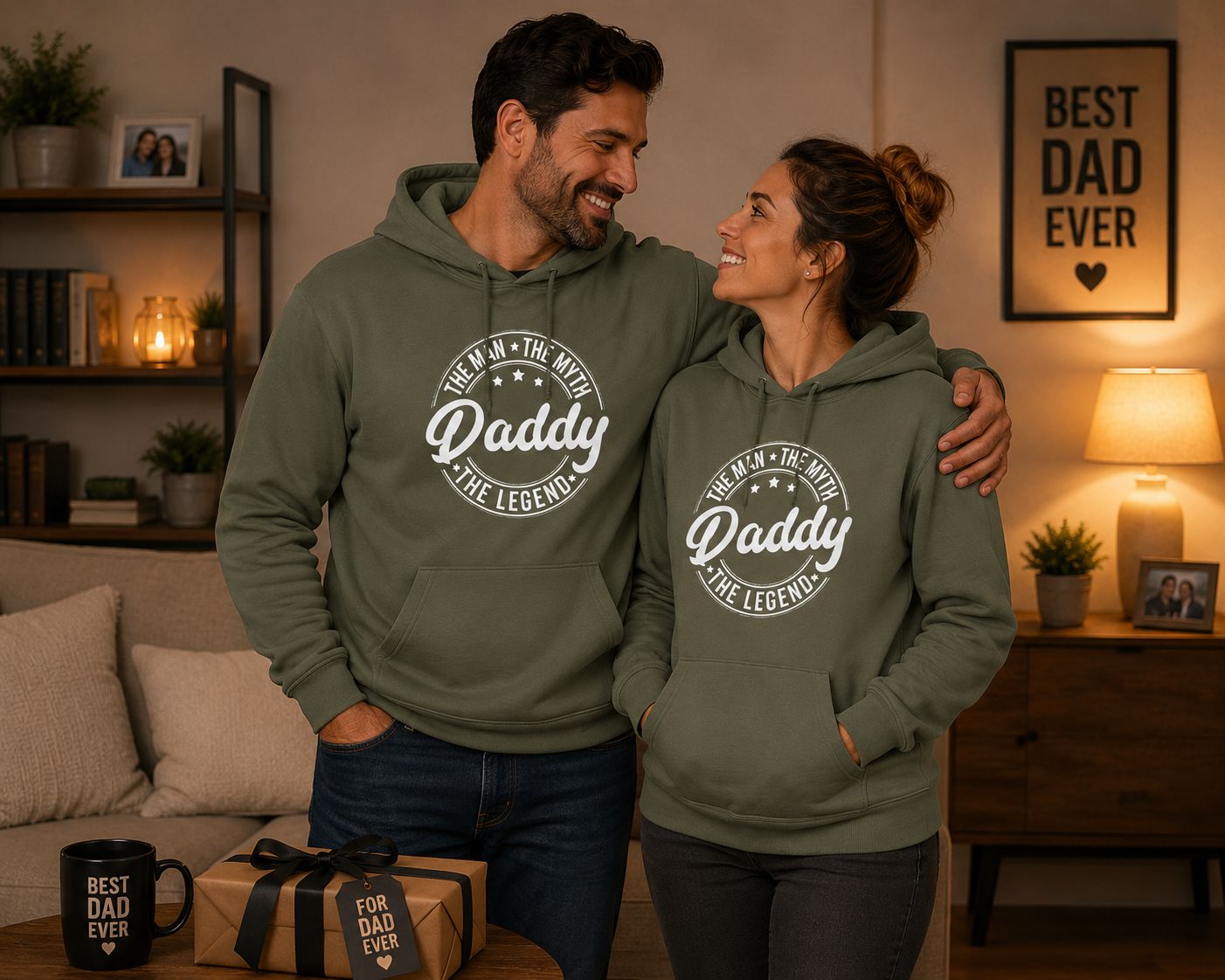 The Man The Myth The Legend Daddy - Hoodie – Origineel Vader Hoodie Cadeau voor Daddy