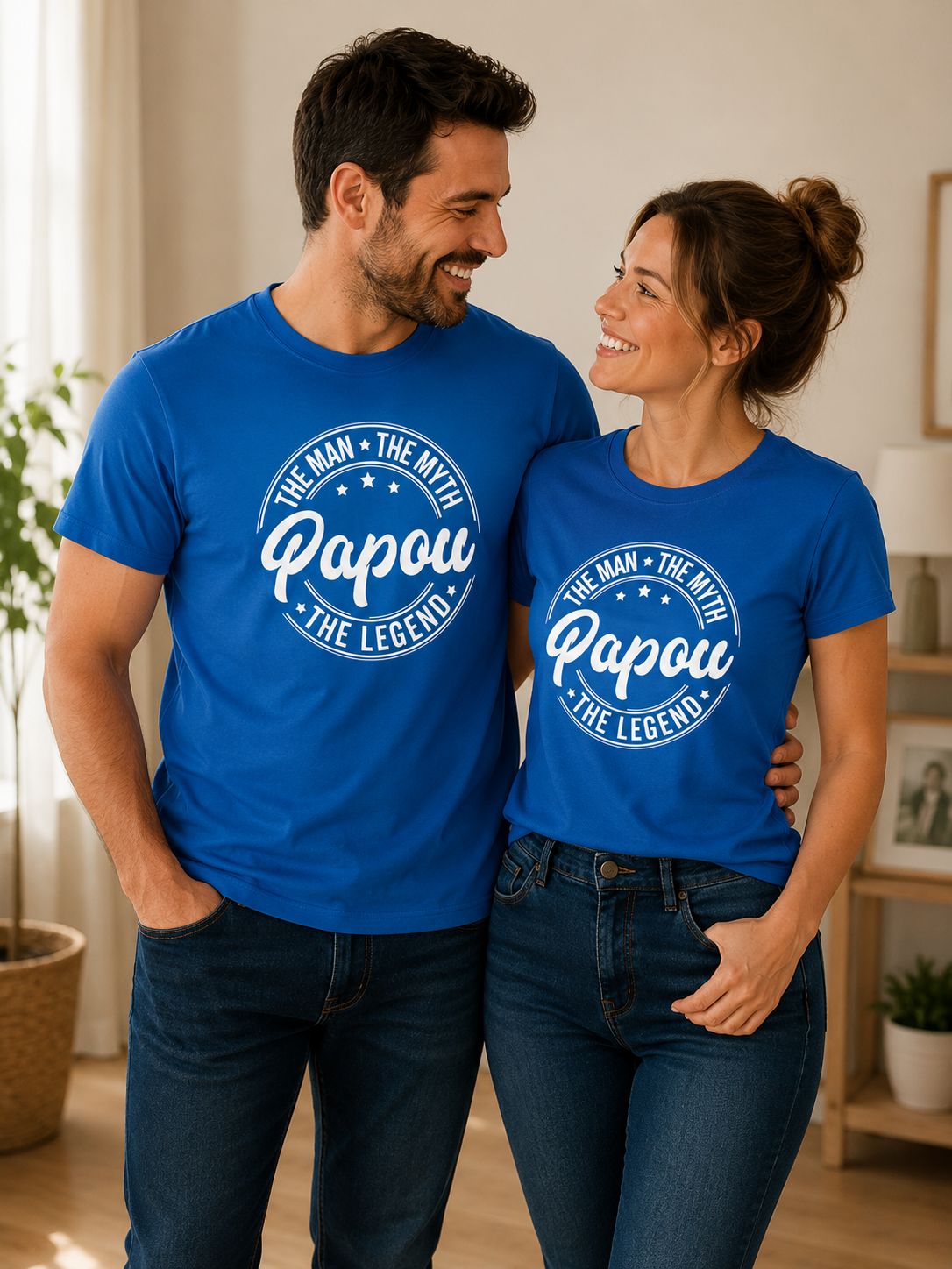 The Man The Myth The Legend Papou - T-Shirt – Origineel Cadeau voor Opa &amp; Vaderdag