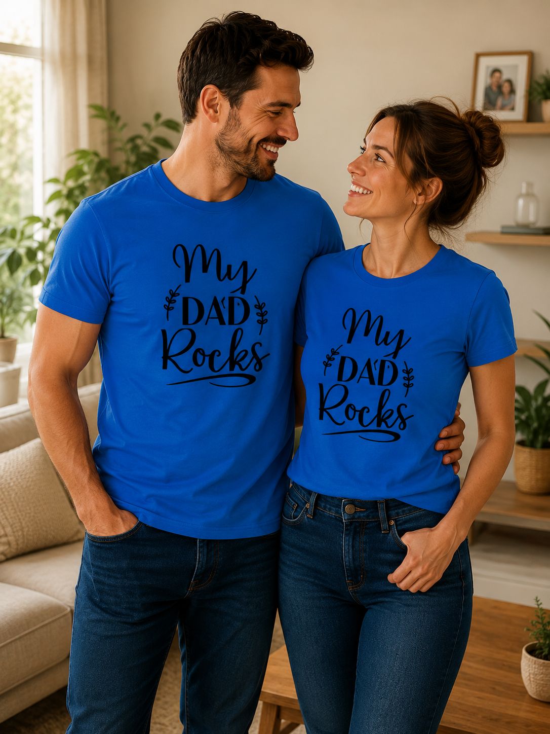My Dad Rocks - T-Shirt – Leuk Vaderdag Cadeau voor Papa &amp; Stoere Dads