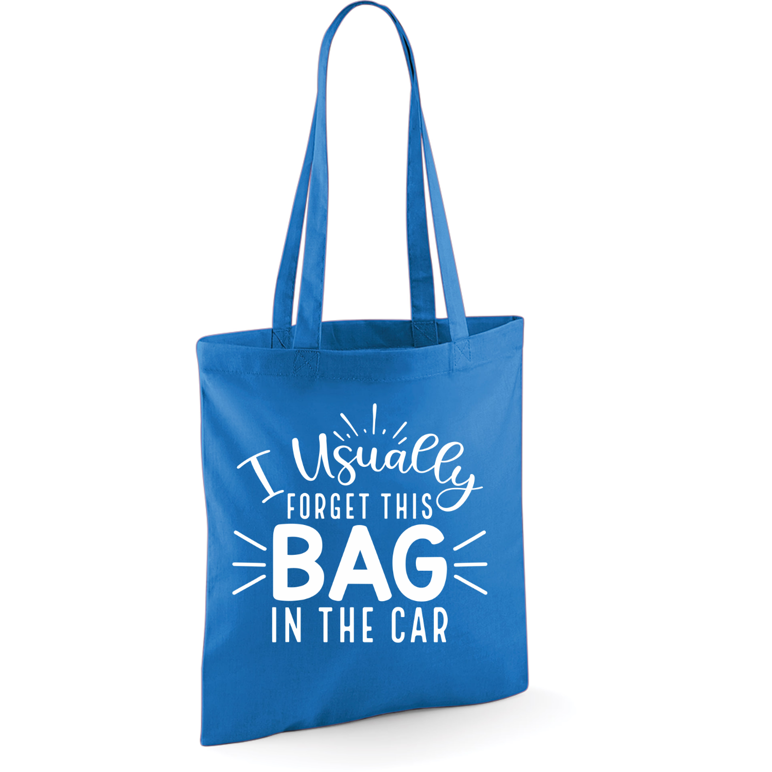 I USUALLY FORGET THIS BAG IN THE CAR (verschillende kleuren)