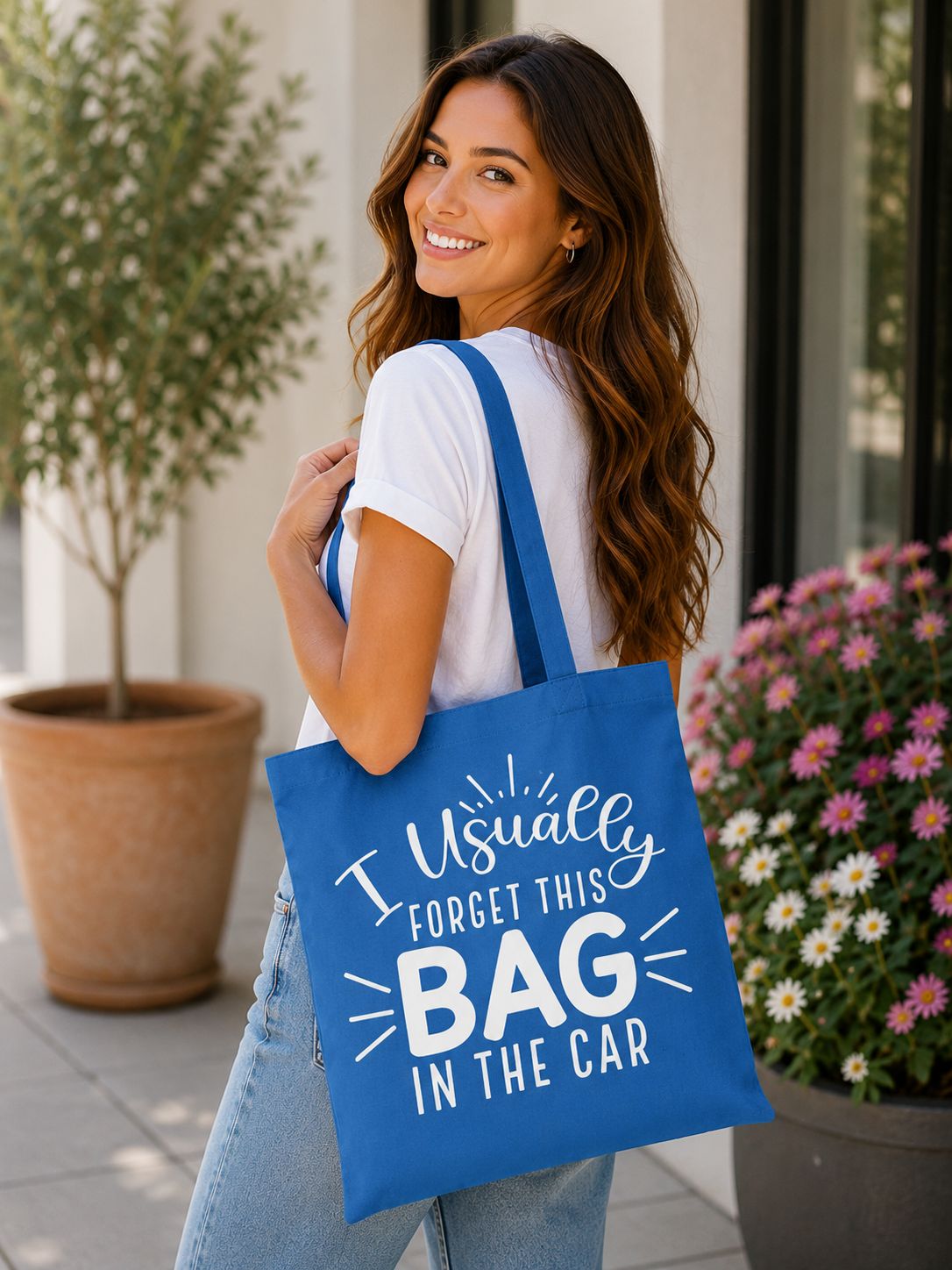 I Usually Forget This Bag In The Car - Tote Bag – Grappige Canvas Tas