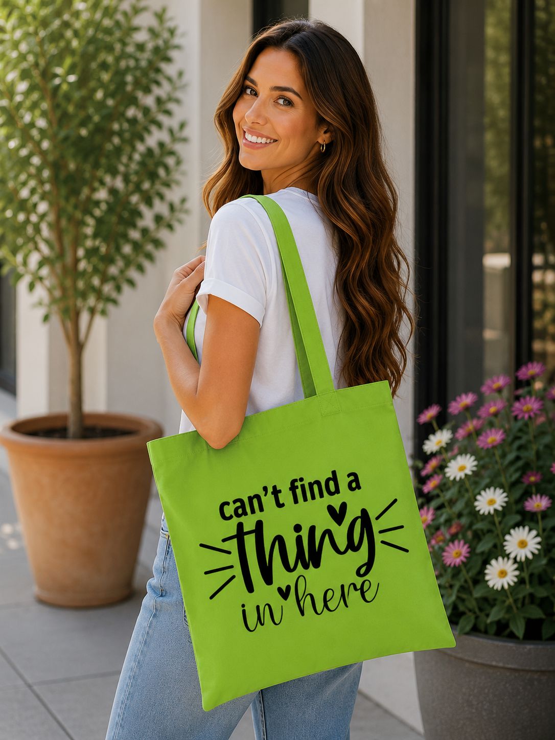 Can’t Find A Thing In Here - Tote Bag – Grappige Canvas Schoudertas