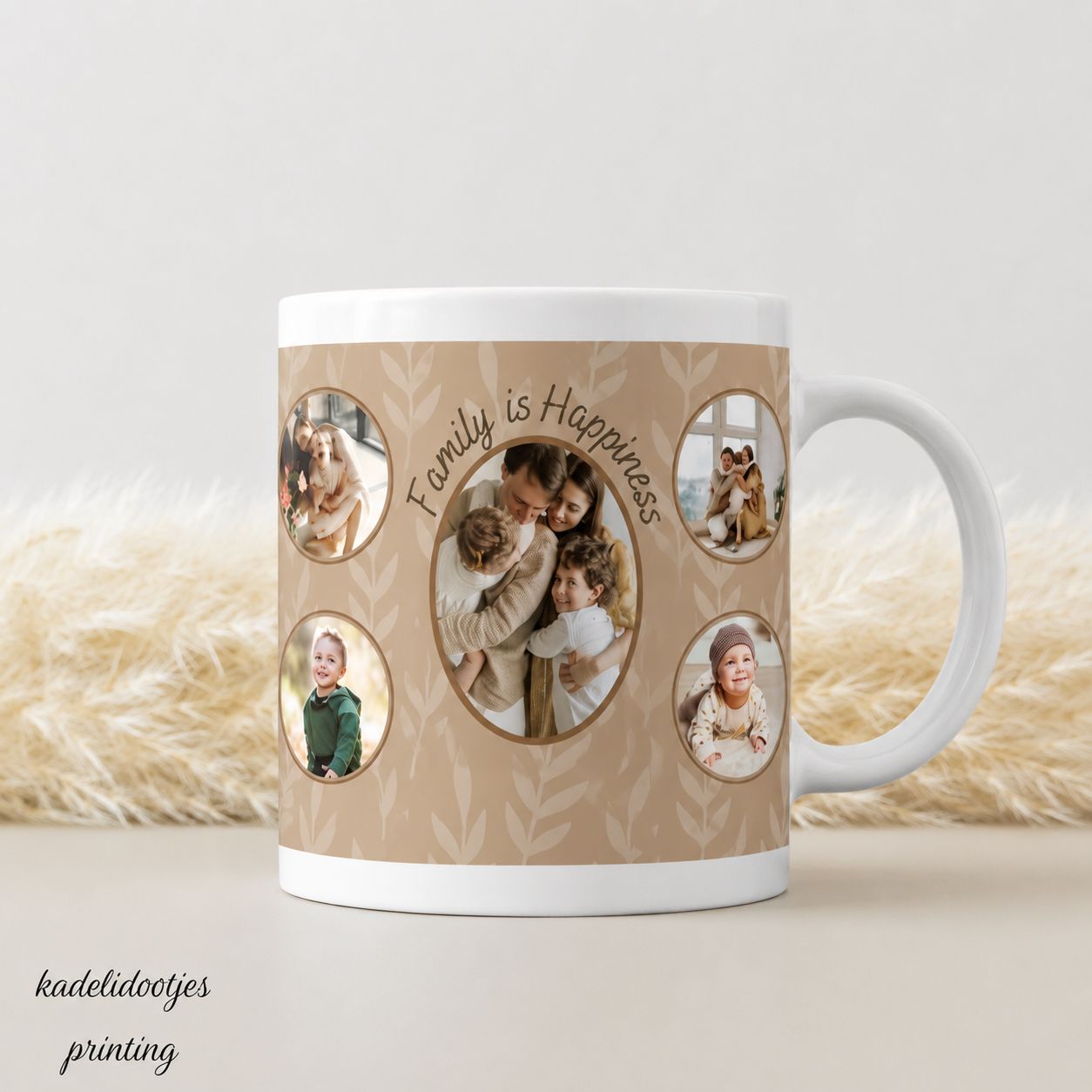 Gepersonaliseerde Fotomok met Familie Foto’s – Unieke Mok met Herinneringen
