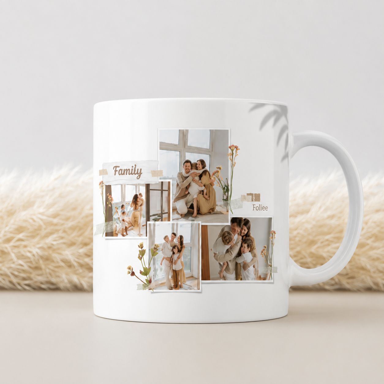 Familie Collage Fotomok – Warme Familie Herinneringen
