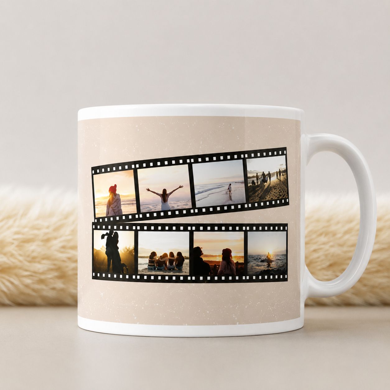 Filmstrip Fotomok met Herinneringen – Gepersonaliseerde Mok