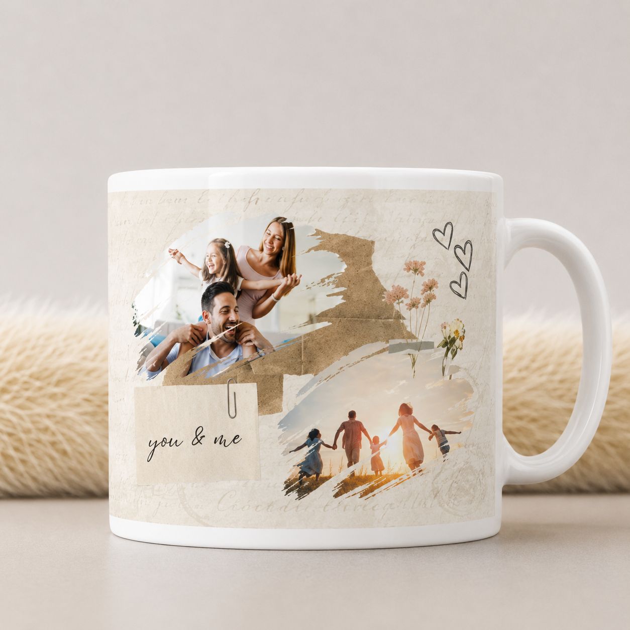 Vintage Familie Fotomok – You &amp; Me Herinneringen