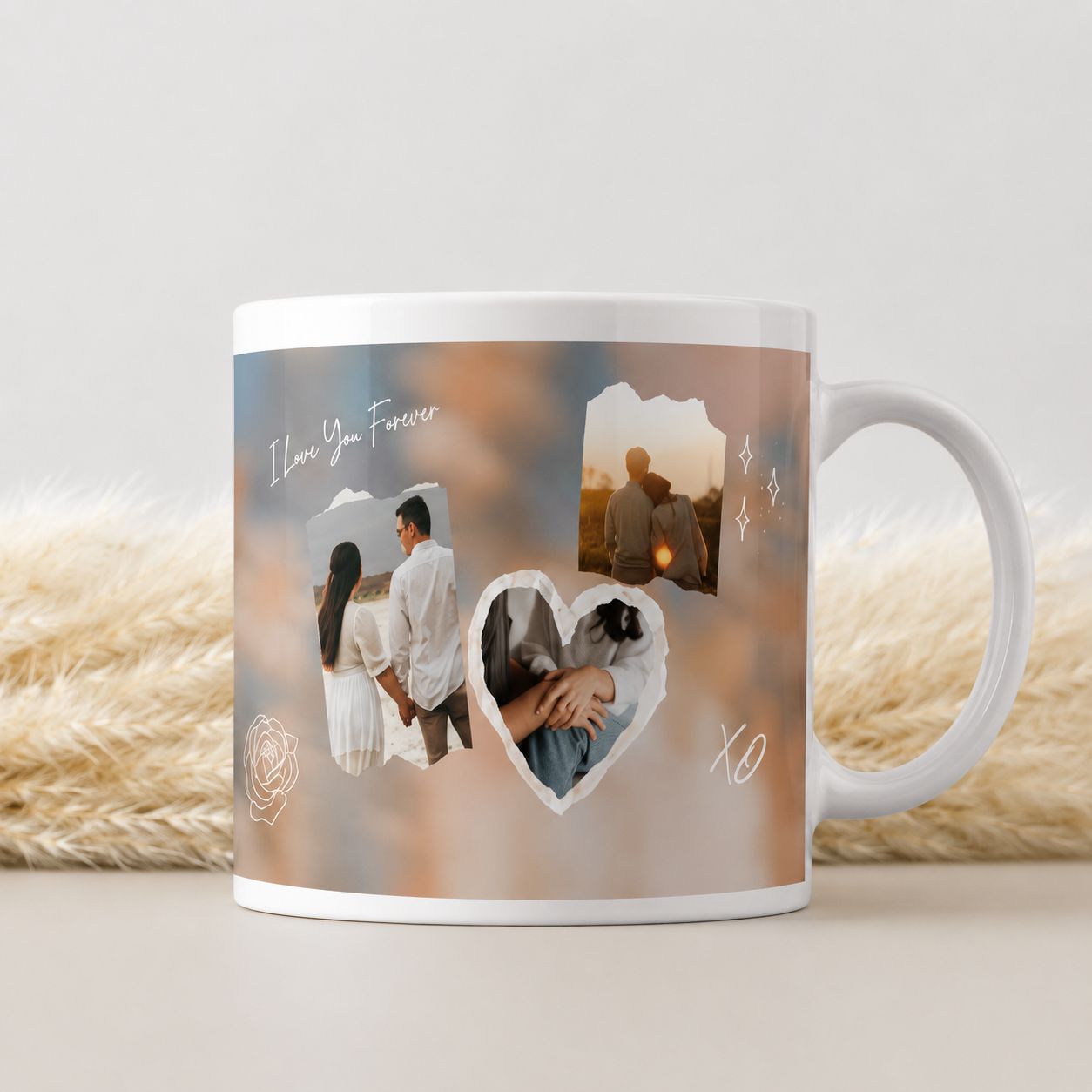 Romantische Fotomok – I Love You Forever Mok met Eigen Foto’s