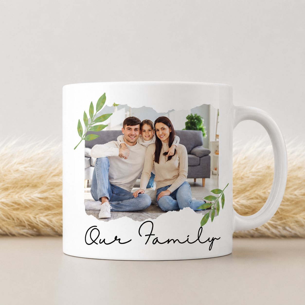 Gepersonaliseerde Gezinsmok – Our Family Fotomok