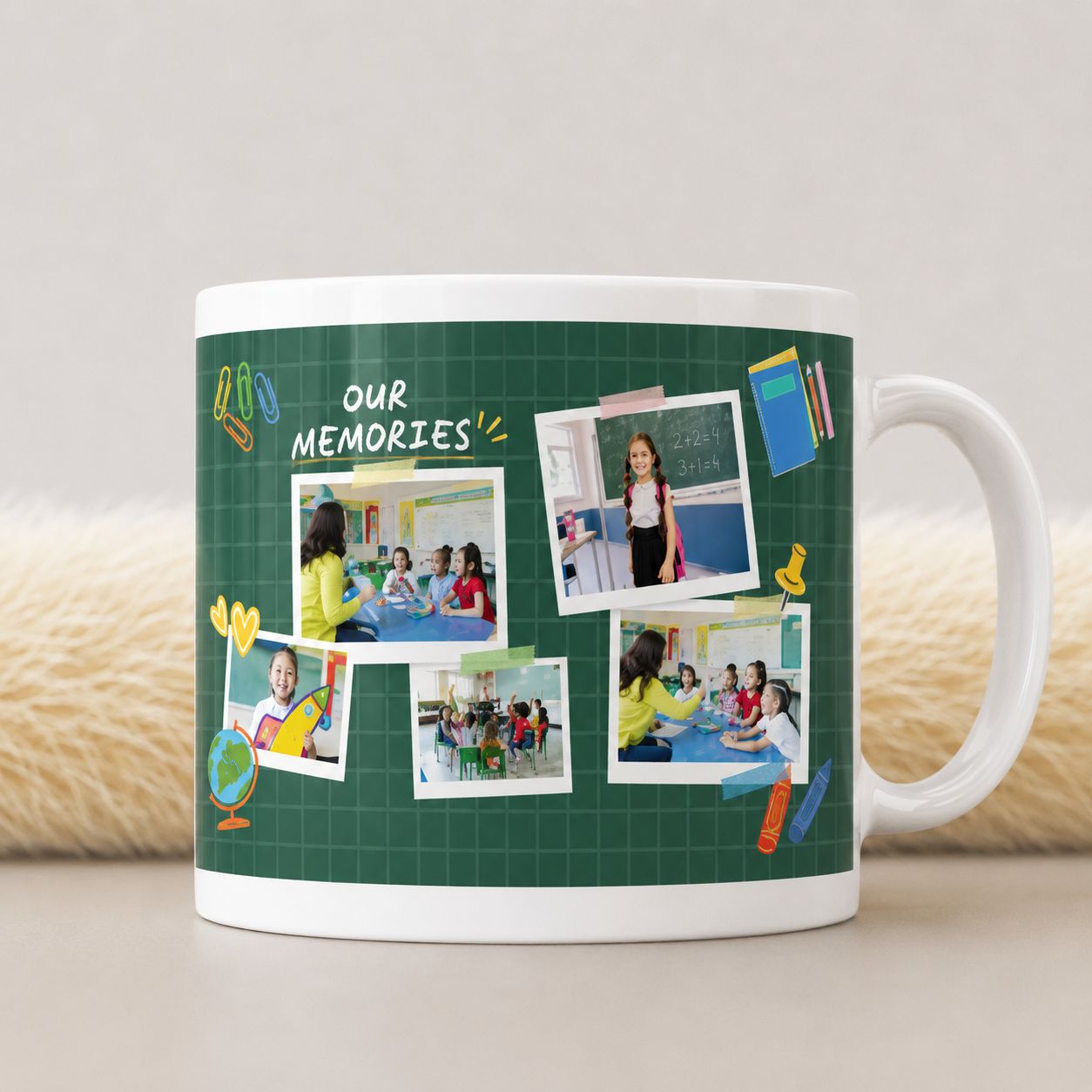 School Herinneringen Fotomok – Gepersonaliseerde Schoolmok