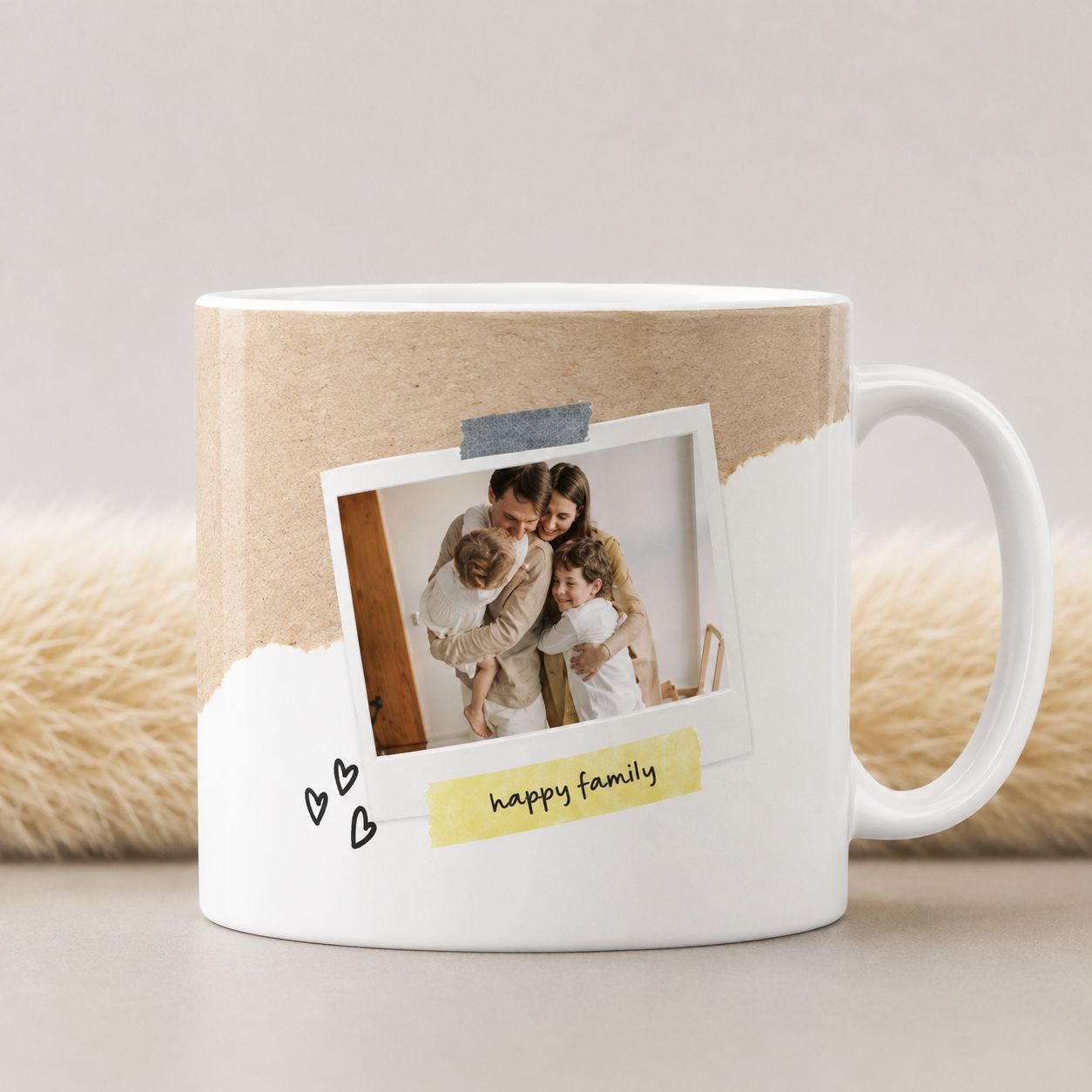 Polaroid Familie Fotomok – Happy Family Mok