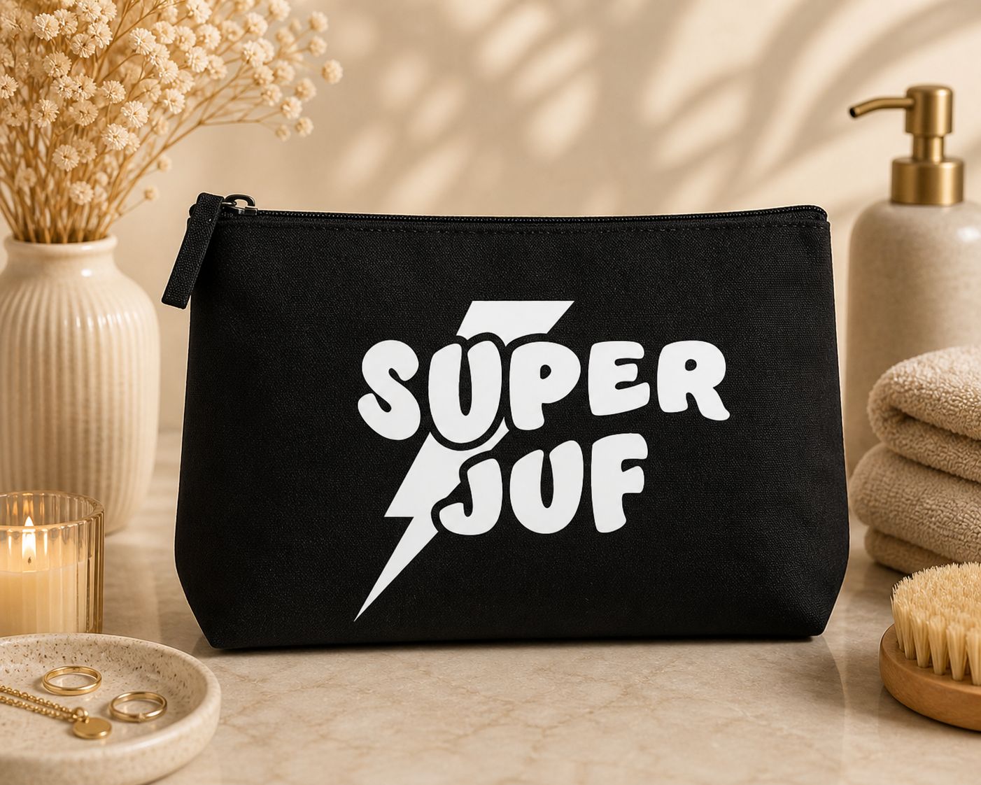 Super Juf - Toilettas – Cadeau Juf