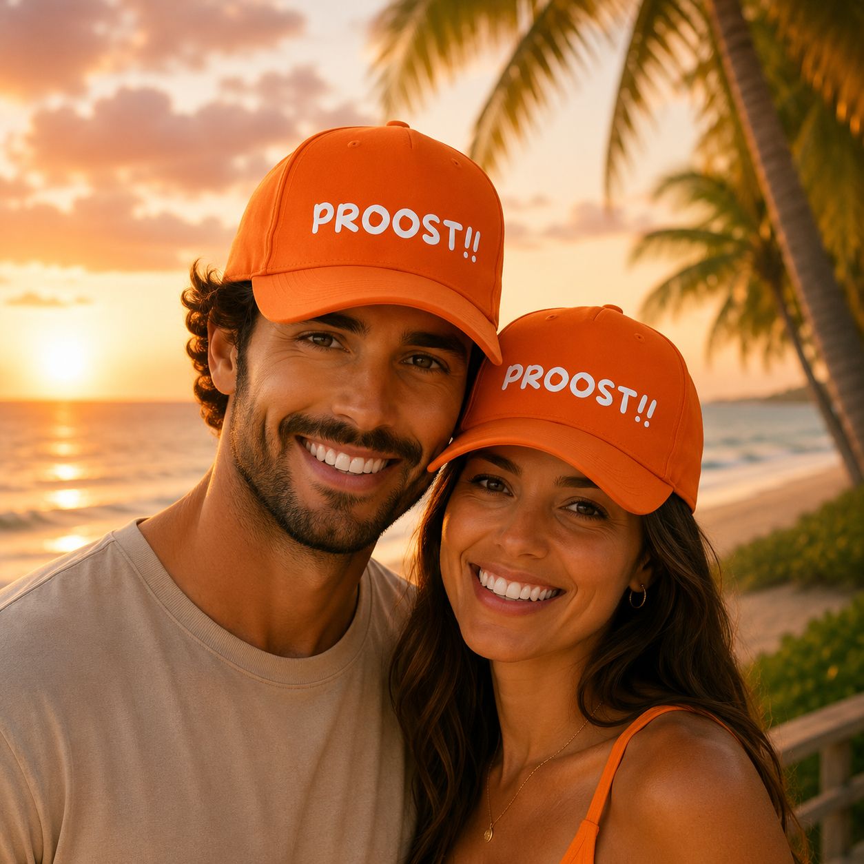 Pet “Proost!!” – Grappige Unisex Feestpet voor Festival, Vakantie &amp; Terrasdagen