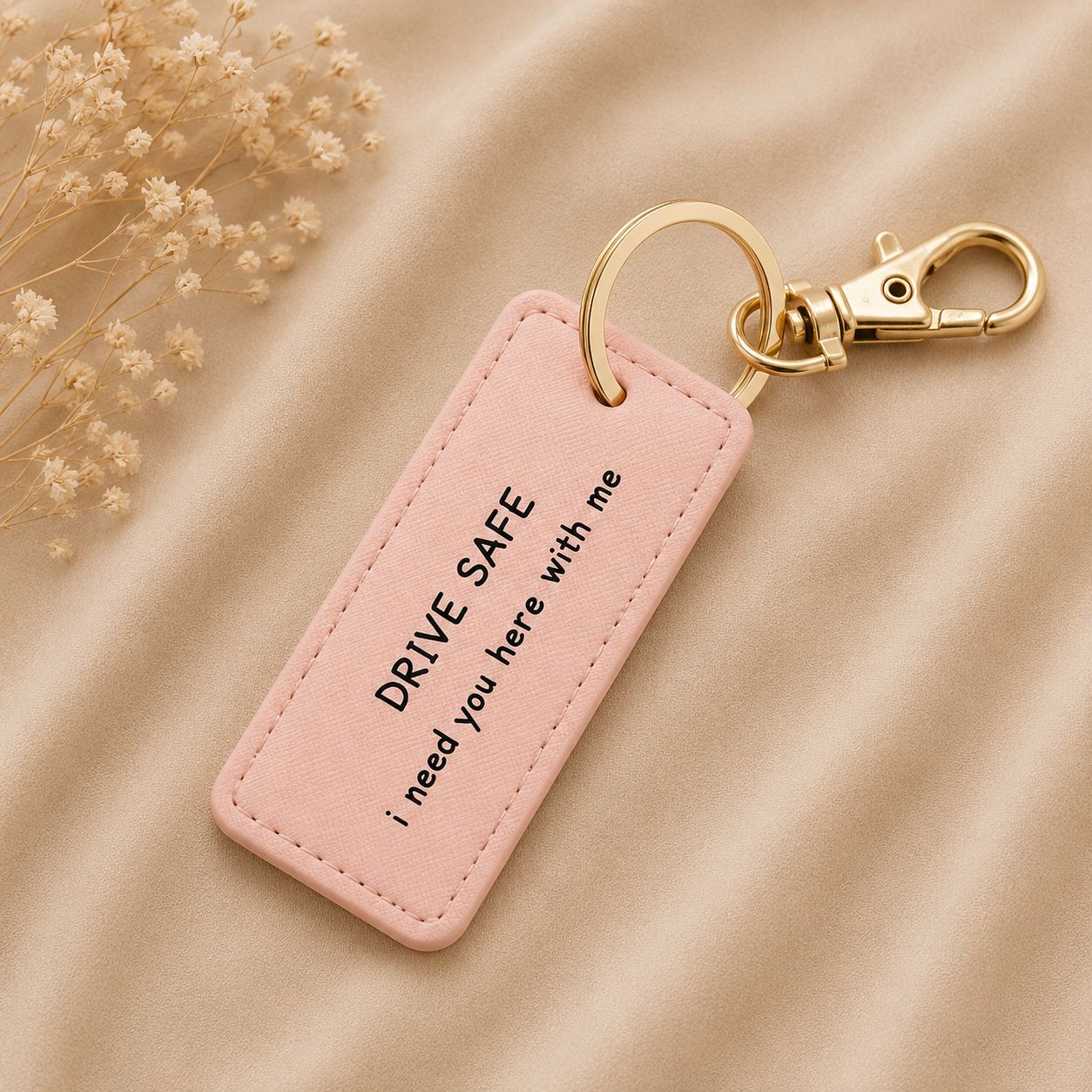 Drive Safe I Need You Here With Me Sleutelhanger – Lief Cadeau voor Partner