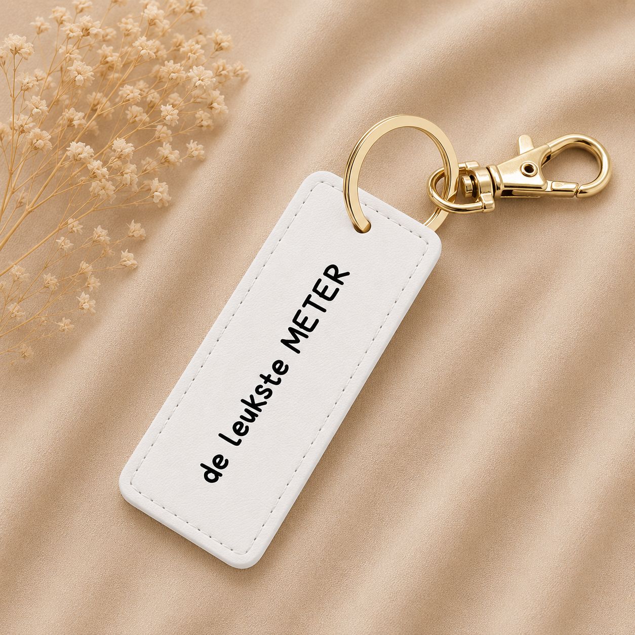 Sleutelhanger De Leukste Meter – Lief Cadeau voor Meter