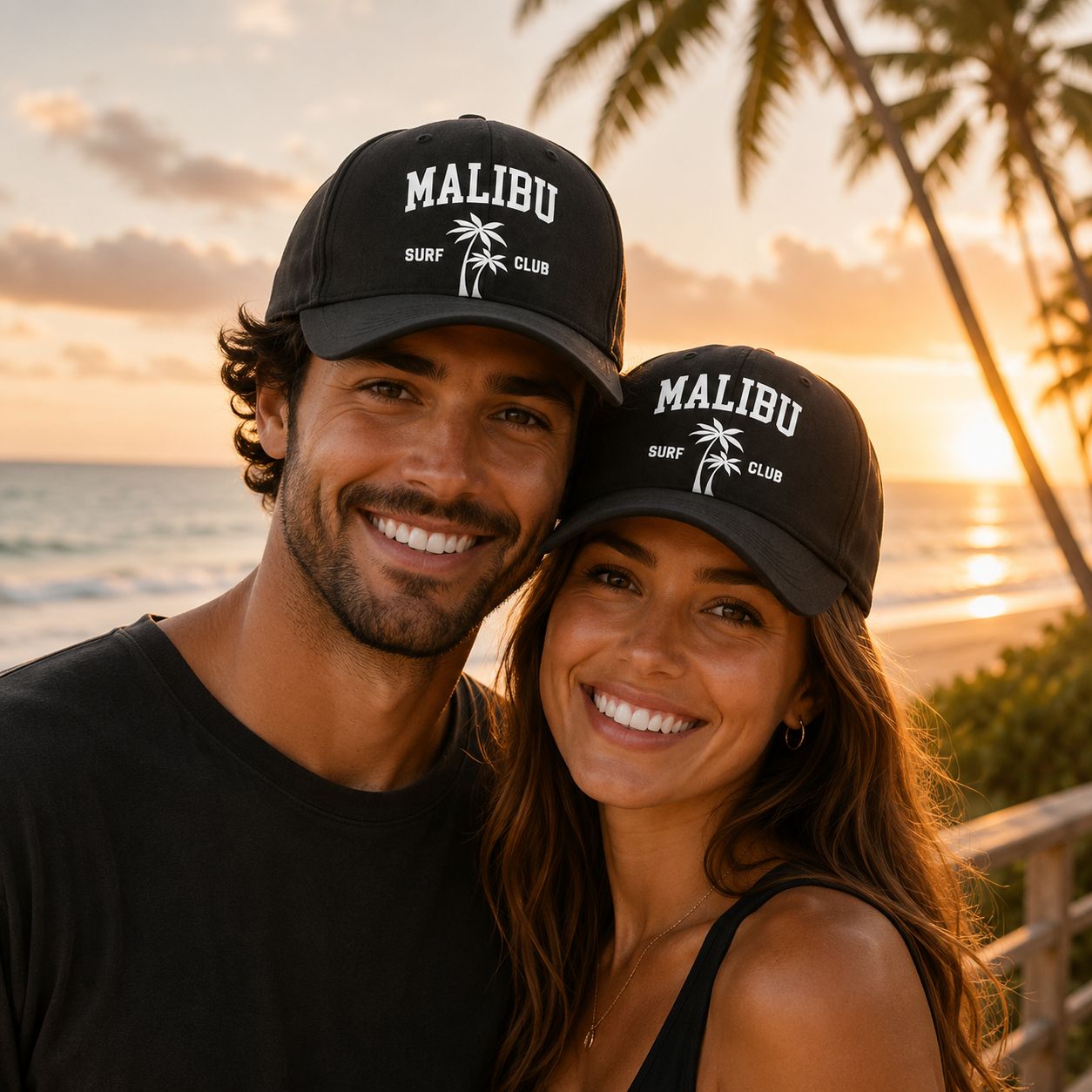 Malibu Surf Club Pet – Trendy Surf Pet – Unisex Cap Voor Strand, Vakantie &amp; Zomerse Dagen