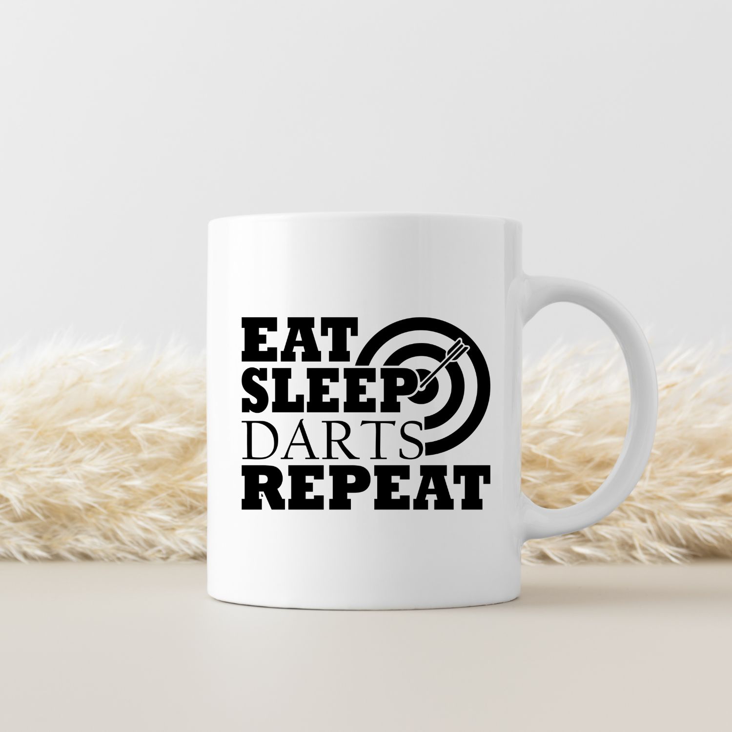 EAT SLEEP DARTS REPEAT (dartsbord) EAT SLEEP DARTS REPEAT (dartsbord)