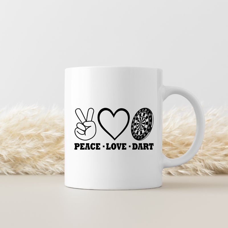PEACE LOVE DART