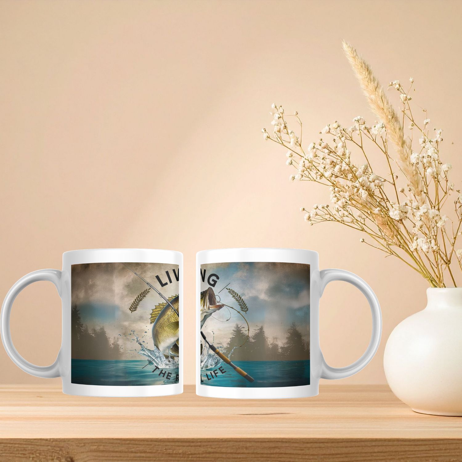 LIVING THE REEL LIFE (vis en vislijn)