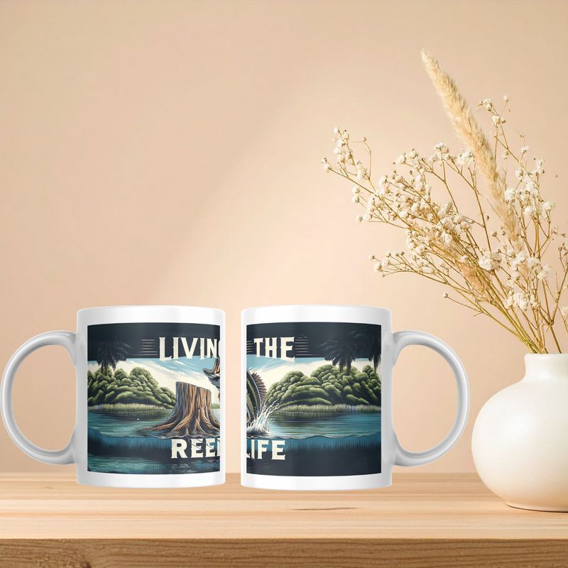 LIVING THE REEL LIFE (vis en boomstam) LIVING THE REEL LIFE (vis en boomstam)