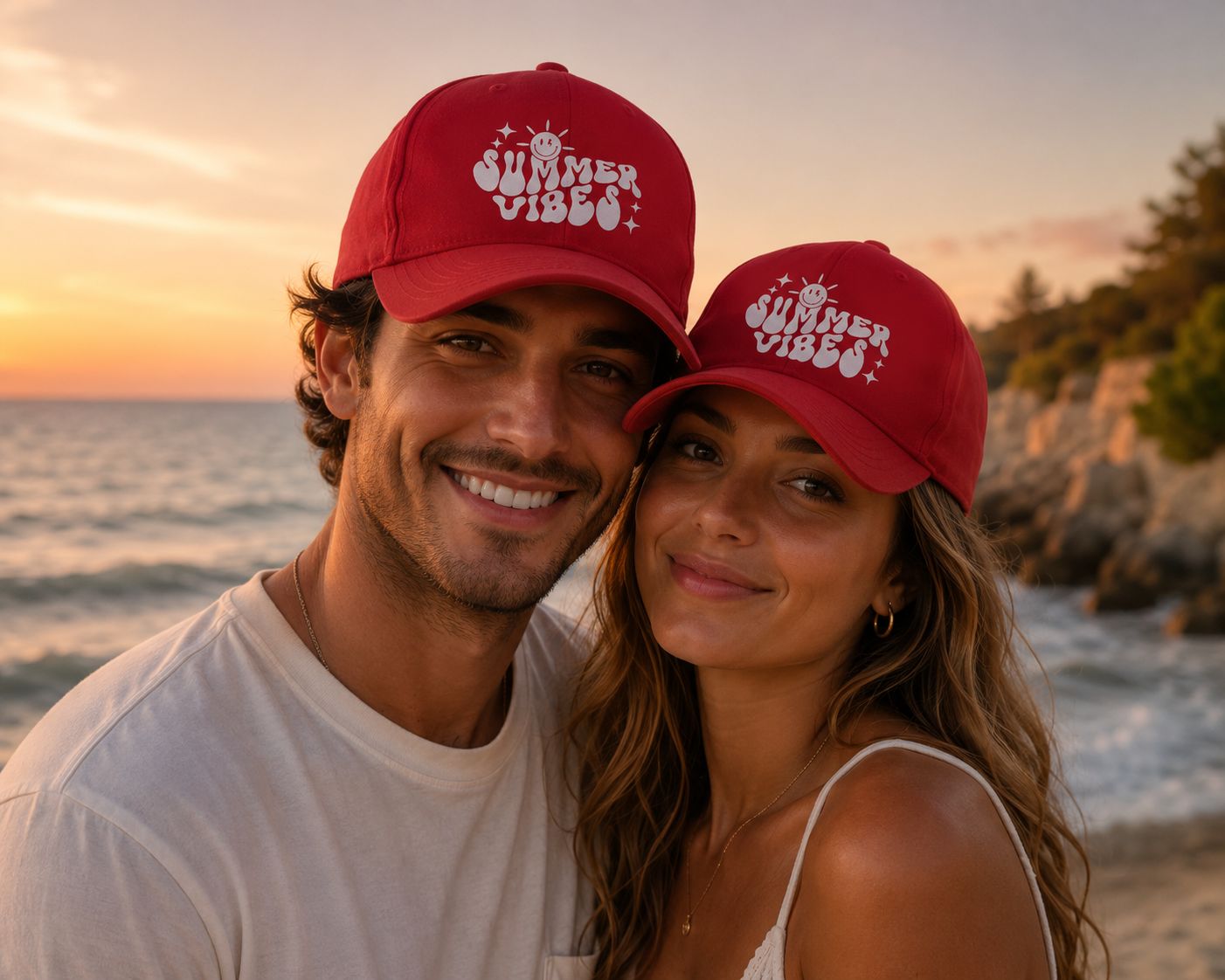 Summer Vibes Pet – Zomerse Unisex Cap – Trendy Pet Voor Vakantie, Strand &amp; Festivals