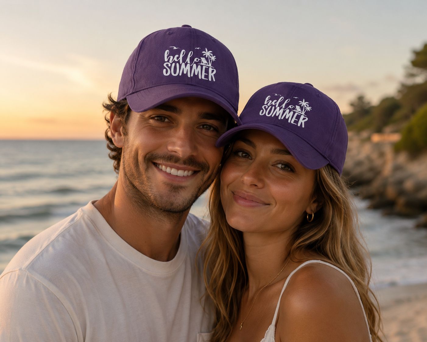 Hello Summer Pet – Zomerse Unisex Cap – Trendy Pet Voor Vakantie, Strand &amp; Zonnige Dagen