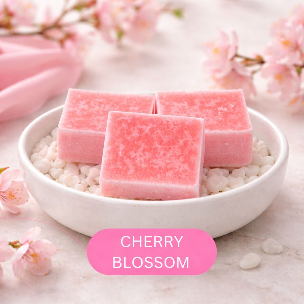 Amberblokjes Cherry Blossom (4 Stuks) – Zachte en Bloemige Kersenbloesemgeur