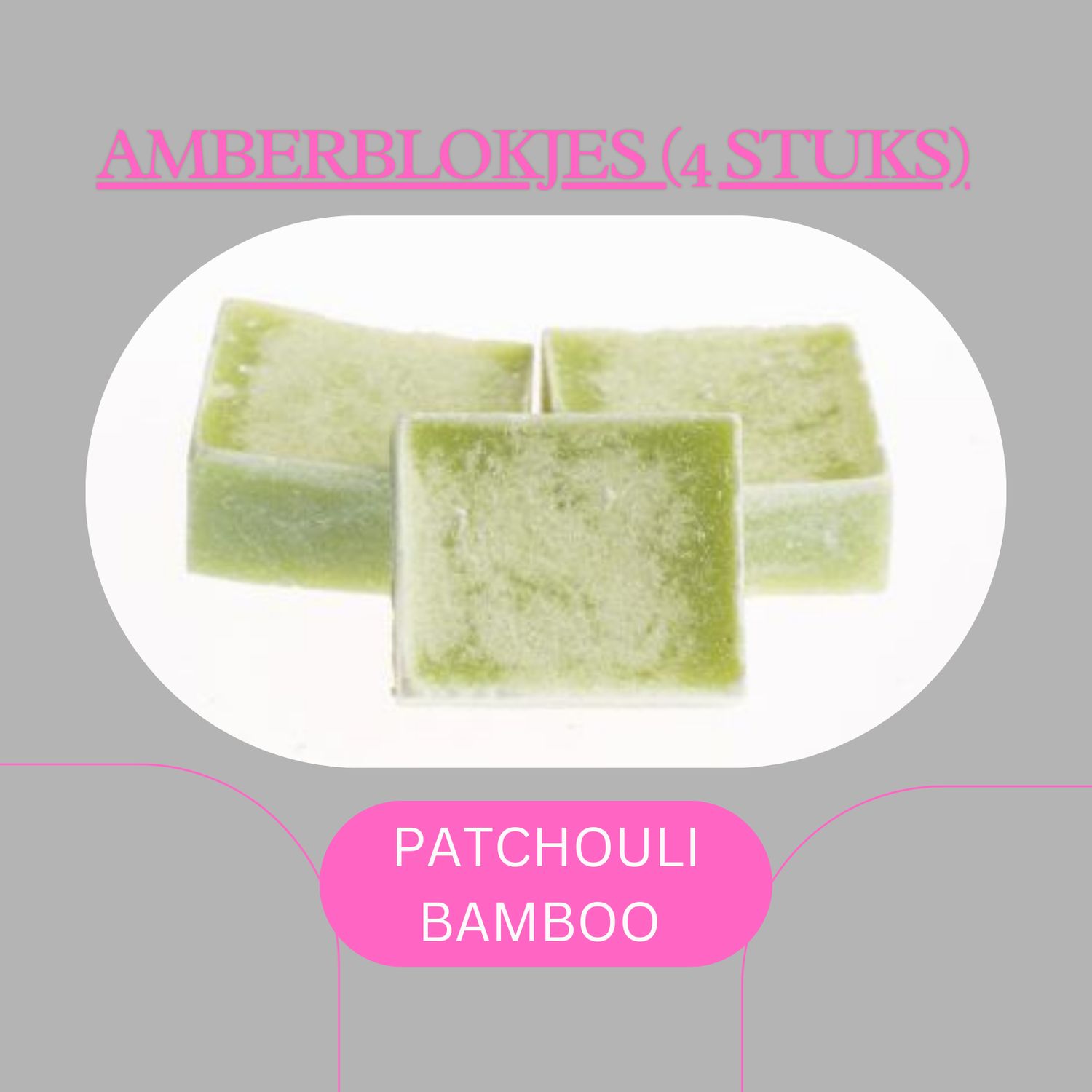 AMBERBLOKJES PATCHOULI BAMBOO (4stuks)