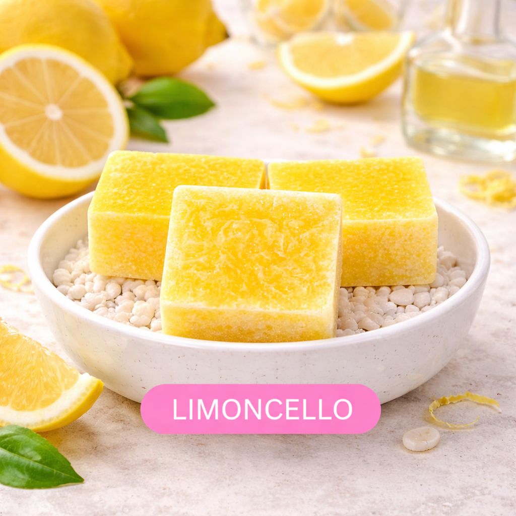 Amberblokjes Limoncello (4 stuks) – Frisse citrus geur voor een zomers interieur