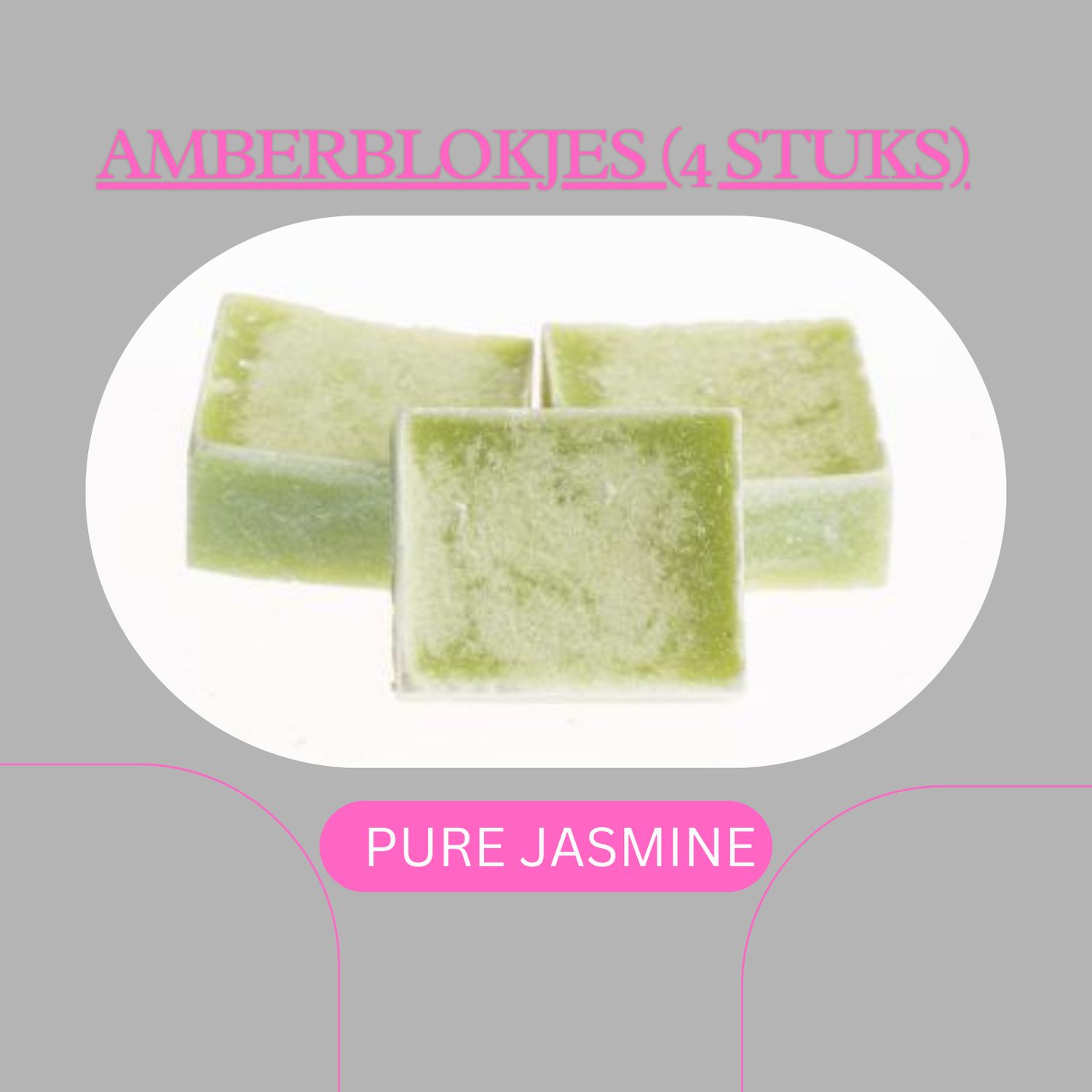 AMBERBLOKJES PURE JASMINE (4stuks)