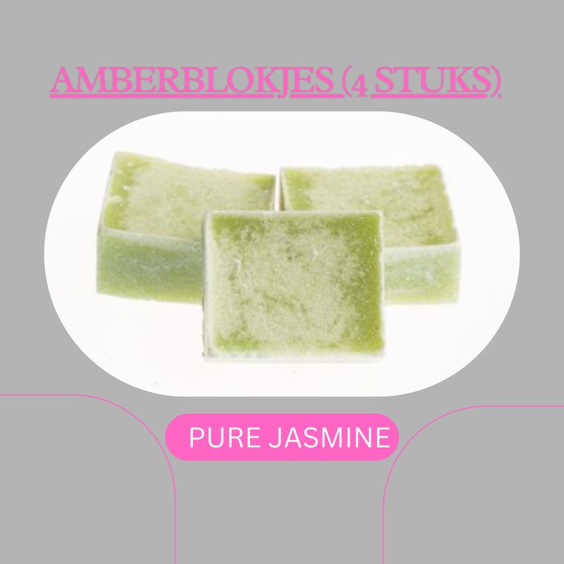 AMBERBLOKJES PURE JASMINE (4stuks)