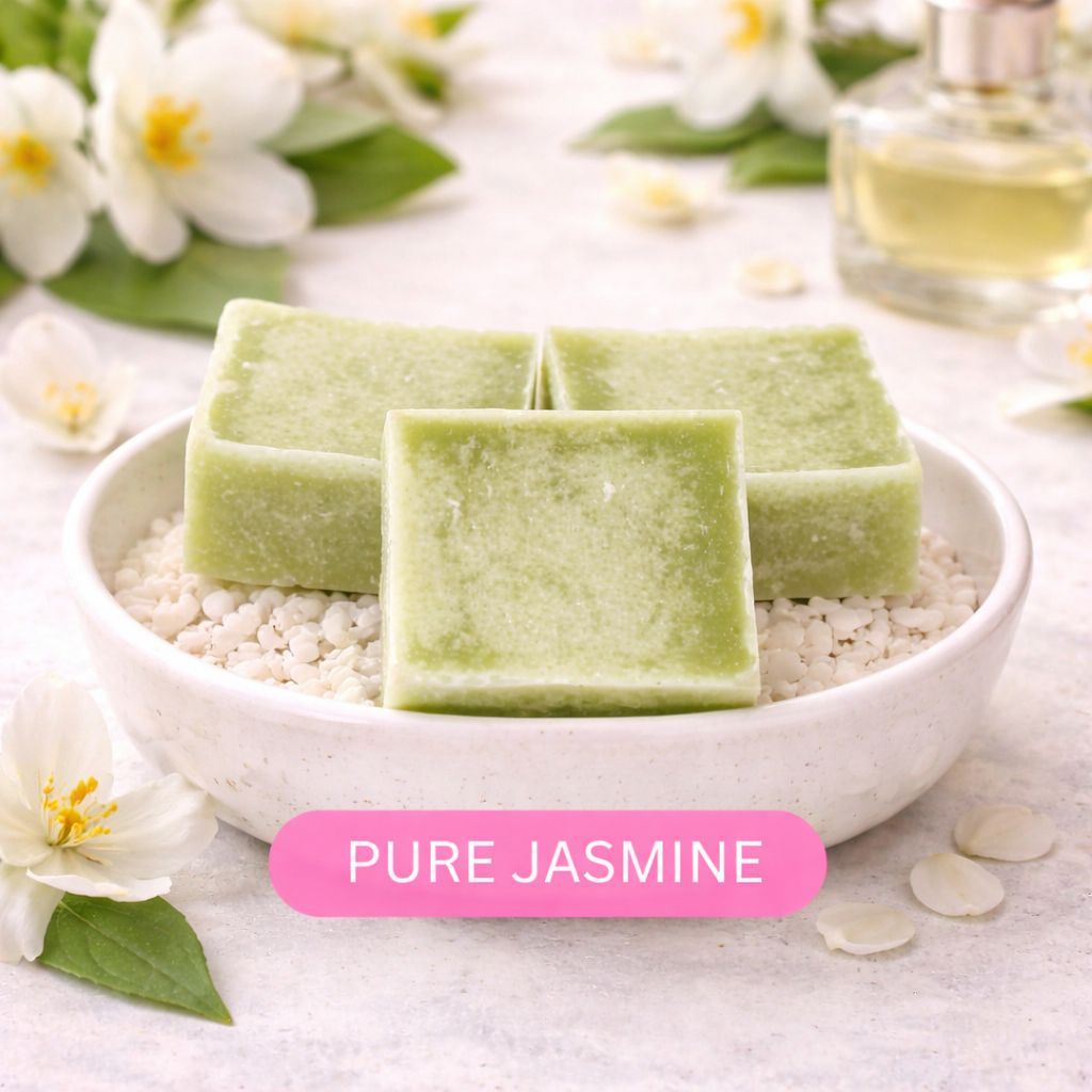 Amberblokjes Pure Jasmine (4 stuks) – Bloemige jasmijn geur voor een fris interieur