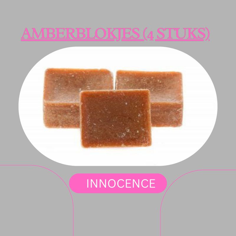 AMBERBLOKJES INNOCENCE (4stuks)