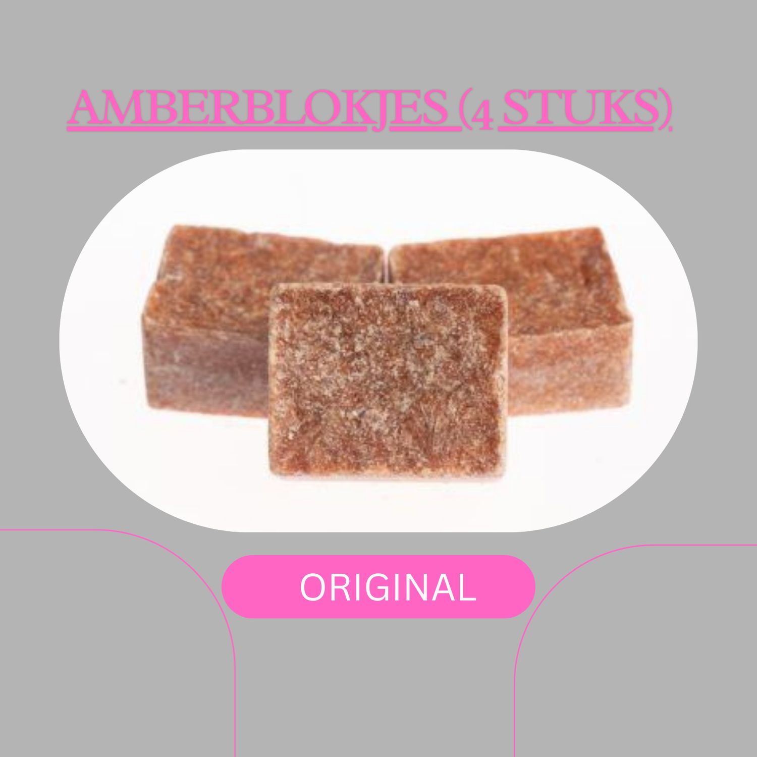 AMBERBLOKJES ORIGINAL (4stuks)