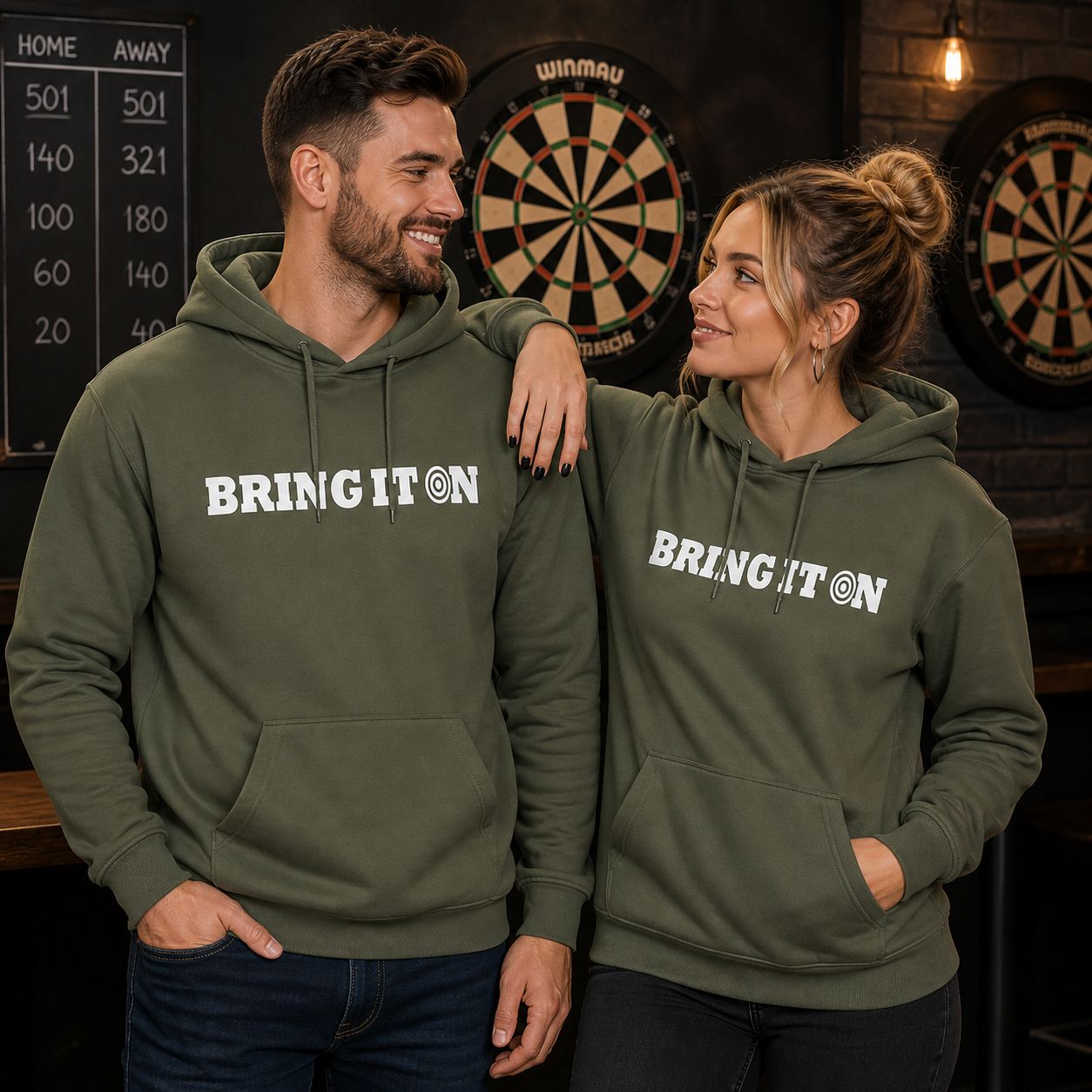 Bring It On Hoodie – Motivatie Hoodie – Unisex Sport &amp; Streetwear Sweater voor Dames &amp; Heren