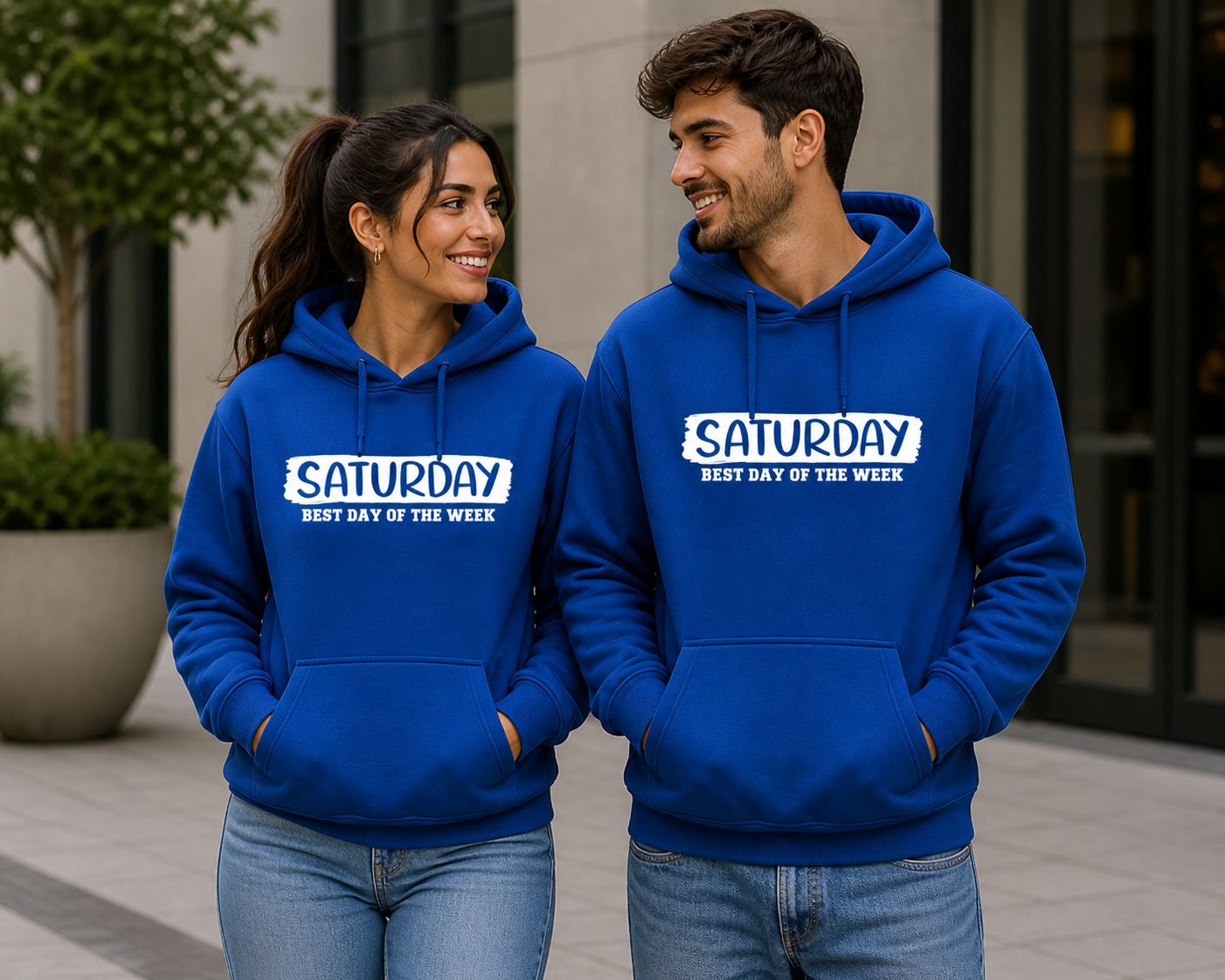 Funny Hoodie “Saturday – Best Day Of The Week” – Gezellige Hoodie voor Weekend &amp; Relax Momenten