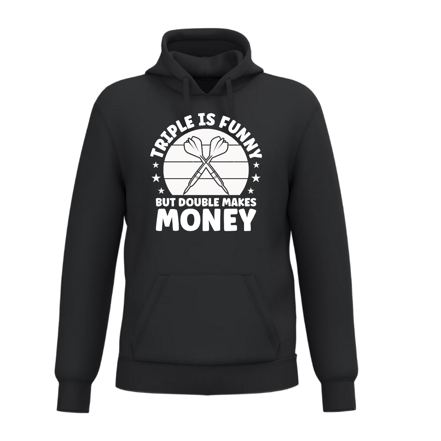 TRIPLE IS FUNNY BUT DOUBLE MAKES MONEY(verschillende kleuren)