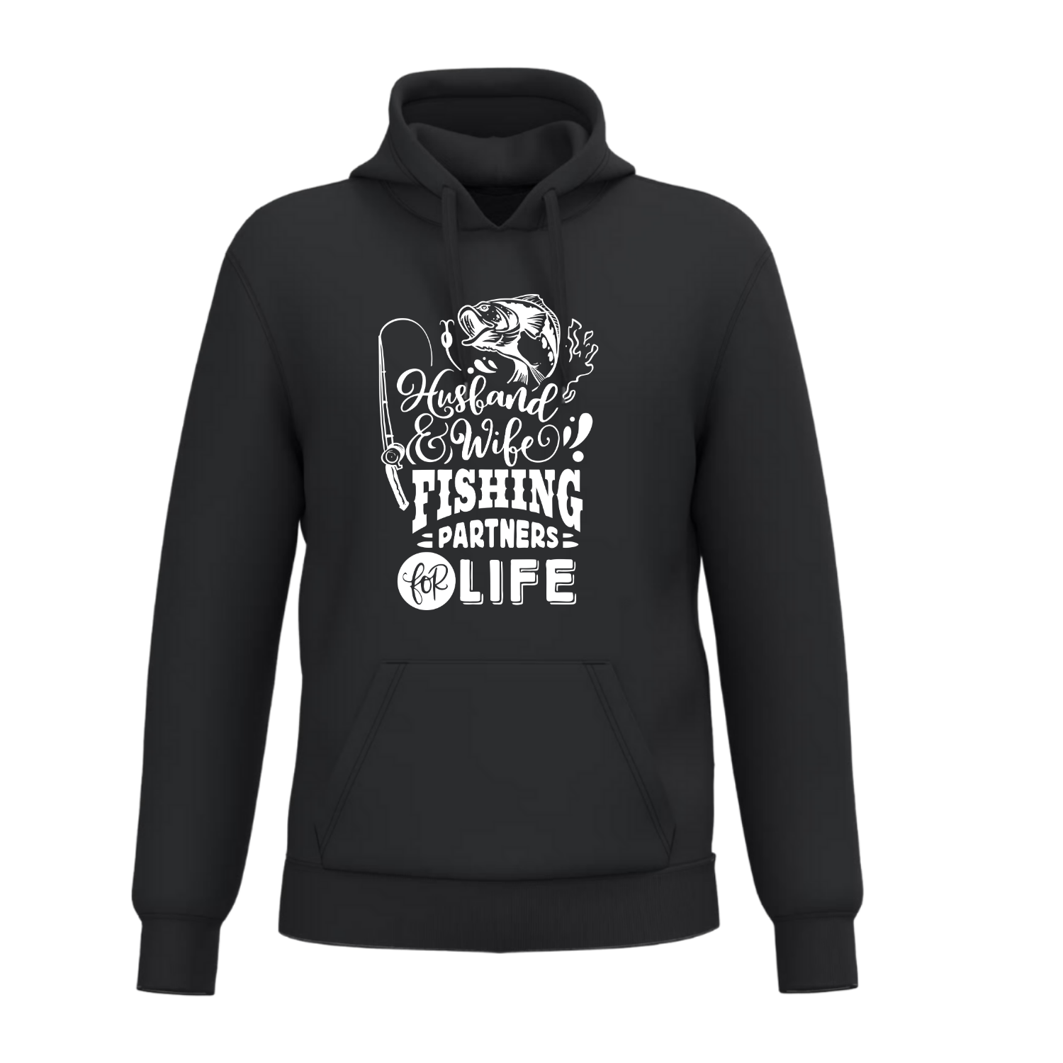 HUSBAND AND WIFE, FISHING PARTNERS FOR LIFE (verschillende kleuren)