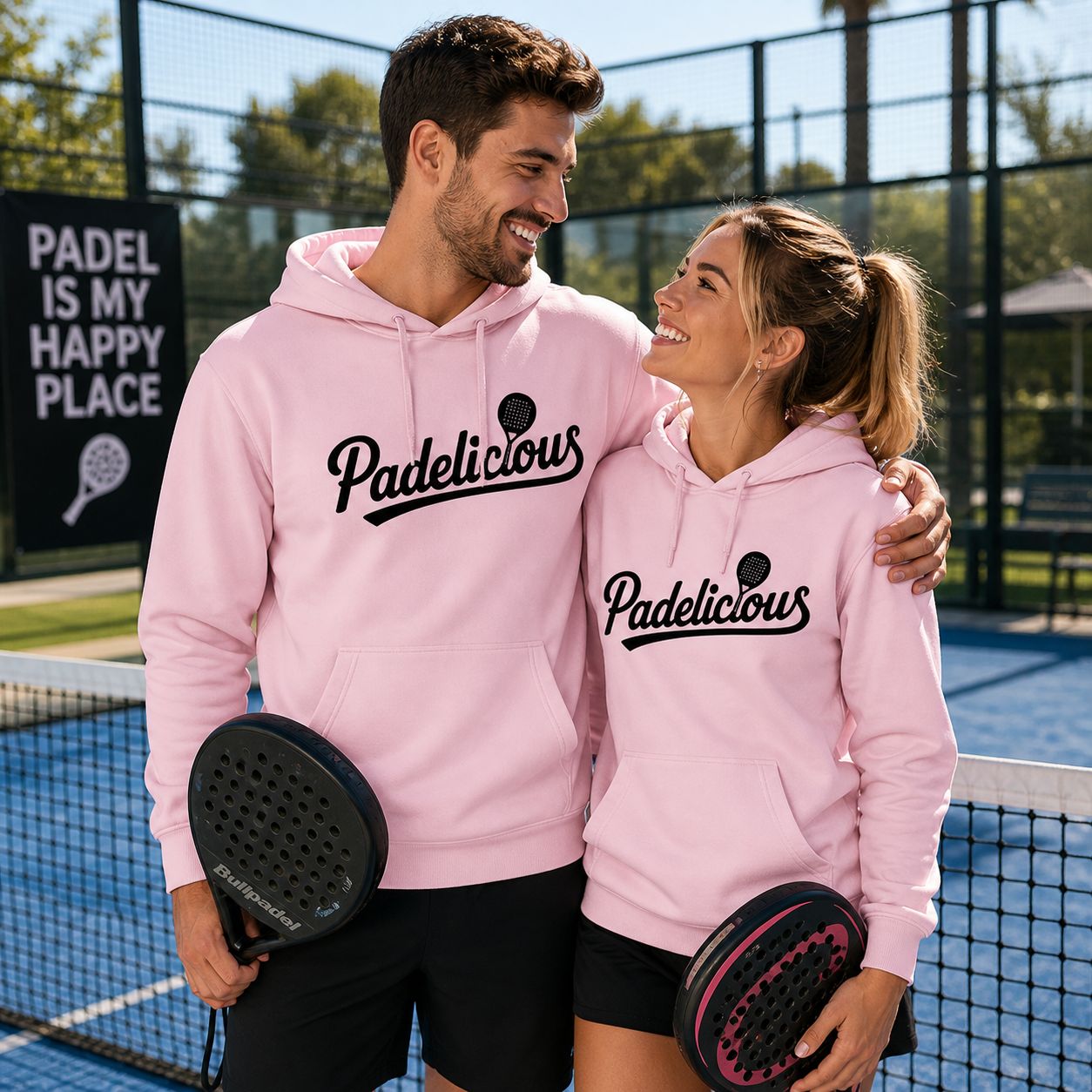 Padelicious Hoodie – Padel Hoodie Unisex – Cadeau voor Padel Spelers &amp; Liefhebbers