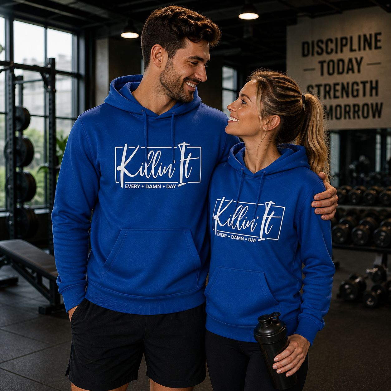 Killin’ It Every Damn Day Hoodie – Fitness Hoodie Unisex – Motivatie Sport Hoodie voor Gym &amp; Workout
