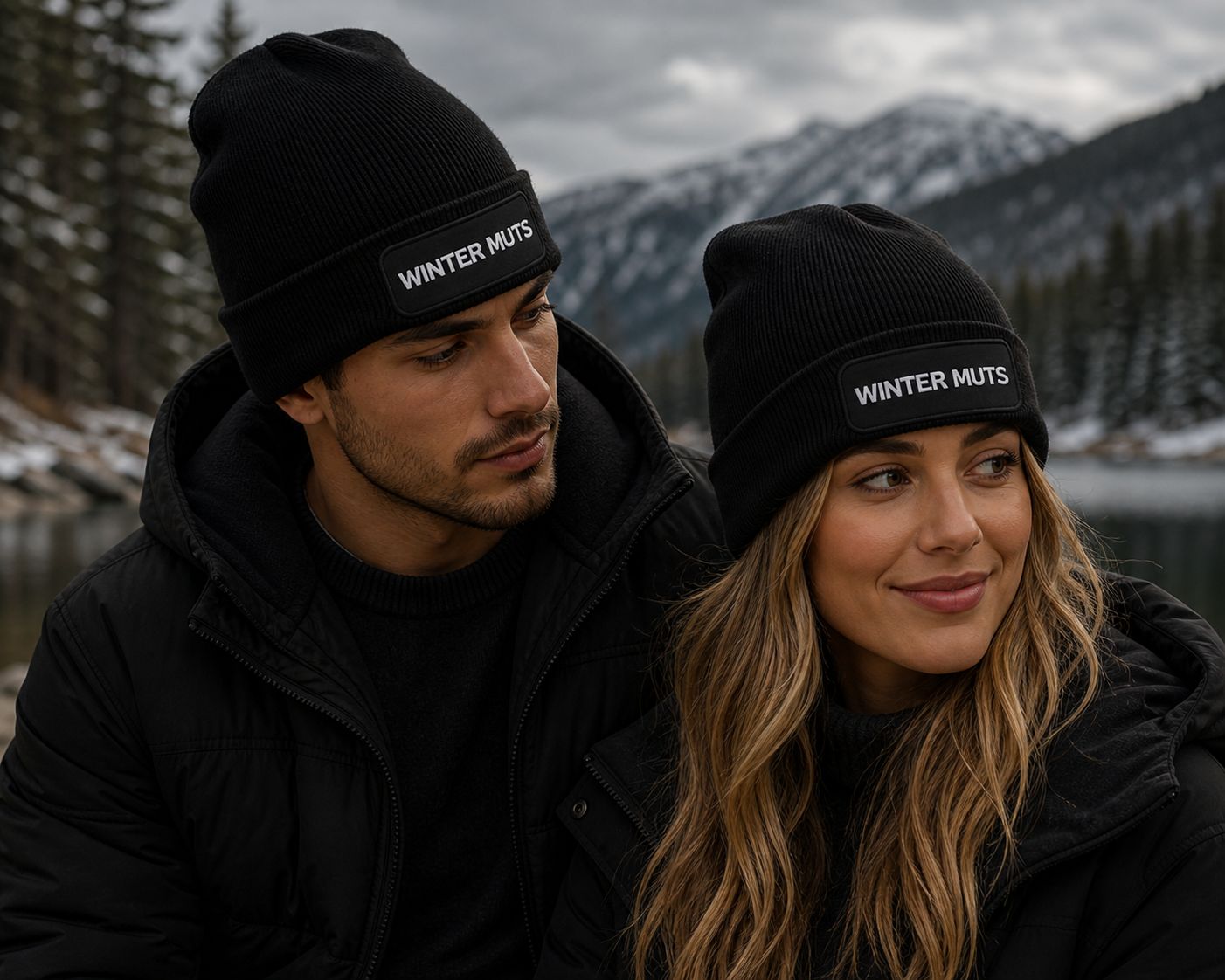 Wintermuts “Winter Muts” – Grappige Gebreide Muts voor Koude Winterdagen &amp; Après-Ski