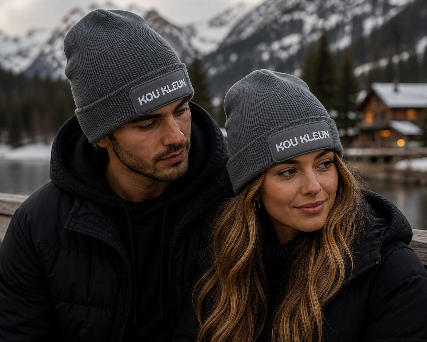 Wintermuts “Kou Kleun” – Grappige Vlaamse Muts voor Echte Koukleumen &amp; Winterdagen