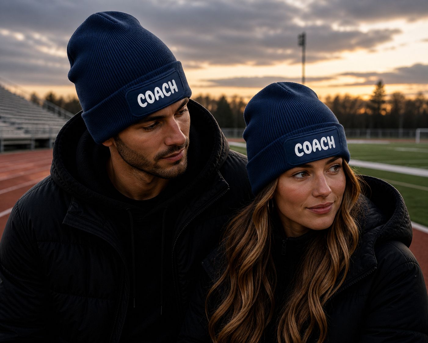 Wintermuts “Coach” – Stoere Gebreide Muts voor Trainers, Sportliefhebbers &amp; Winterdagen
