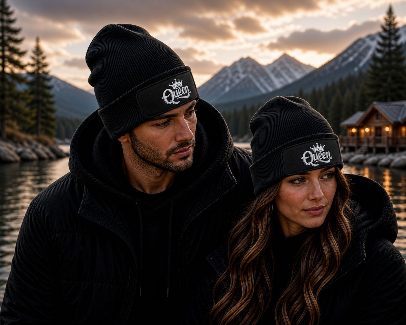 Wintermuts “Queen” – Trendy Gebreide Muts voor Dames, Winter &amp; Après-Ski Momenten