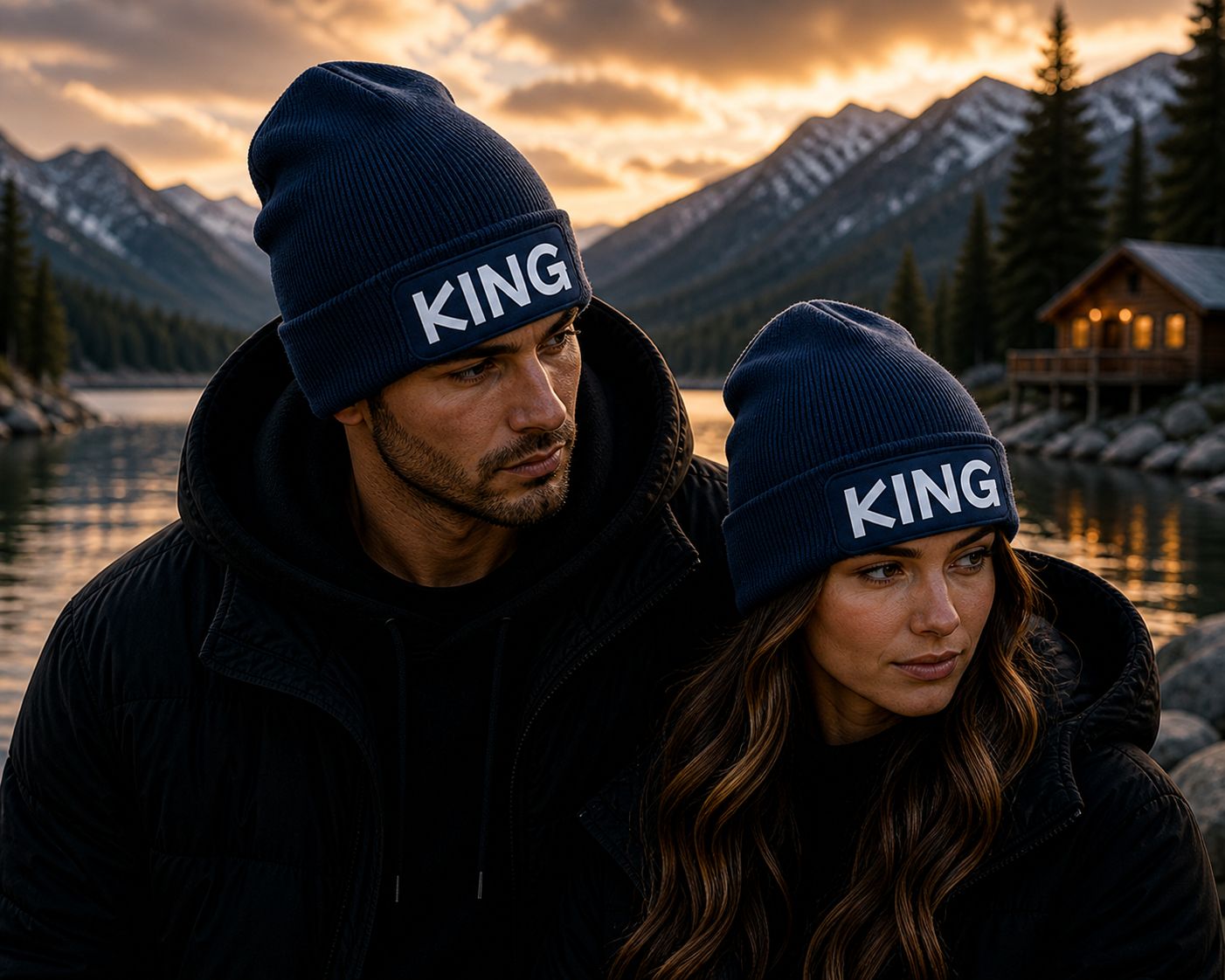 Wintermuts “King” – Stoere Gebreide Muts voor Heren, Winter &amp; Après-Ski avonturen