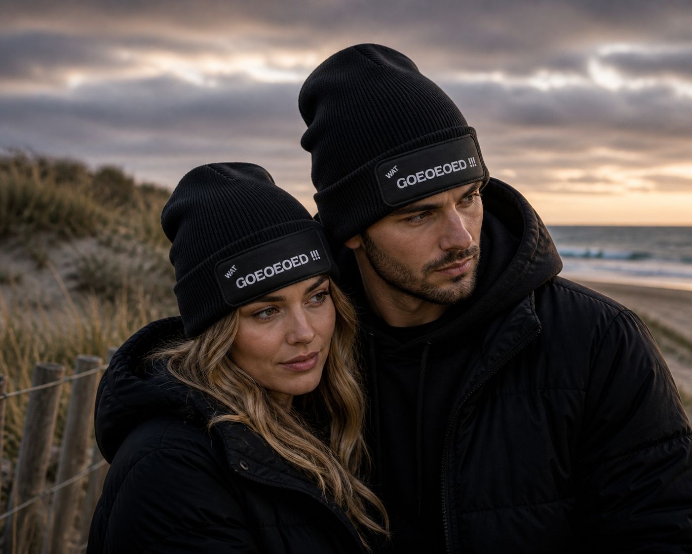 Wintermuts “Wat Goeoeoed” – Grappige Vlaamse Muts voor Feestjes, Winter &amp; Après-Ski