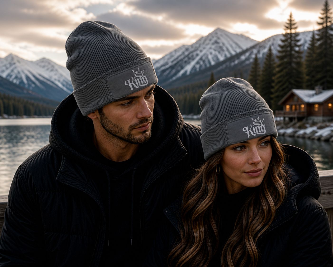 Wintermuts “King” – Stoere Gebreide Muts voor Heren, Winter &amp; Après-Ski avonturen