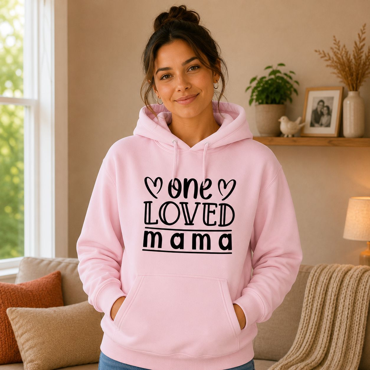 One Loved Mama Hoodie - Liefdevolle Mama Hoodie - Origineel Cadeau voor Mama
