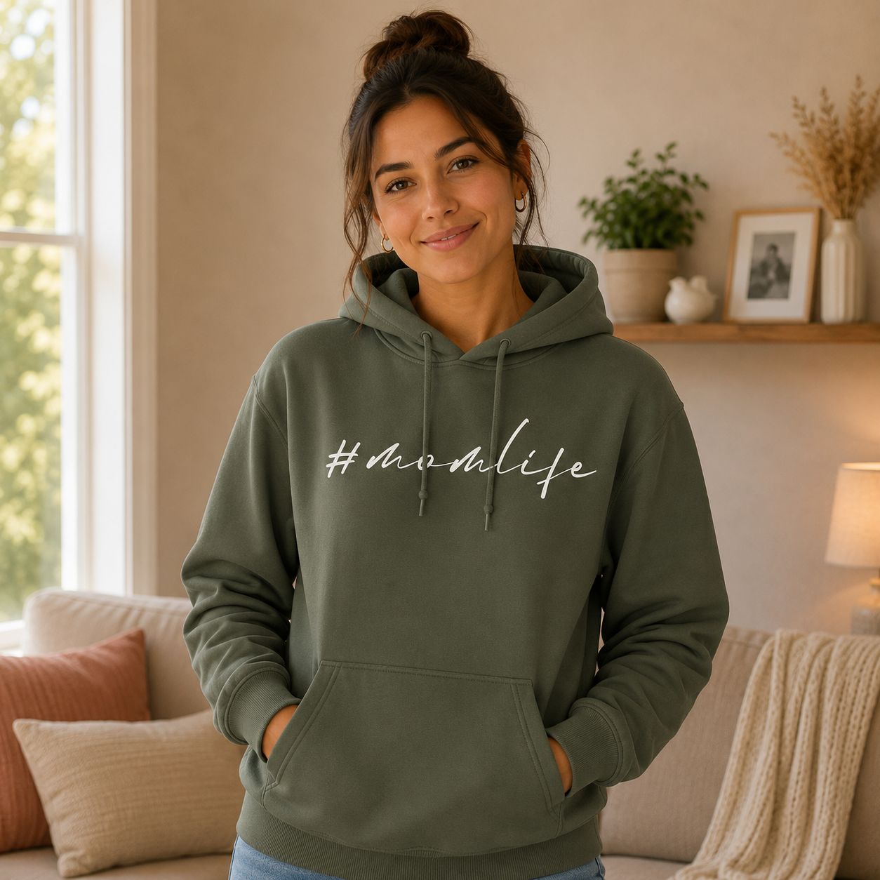 Mom Life Hoodie - Trendy Mama Hoodie - Leuk Cadeau voor Mama