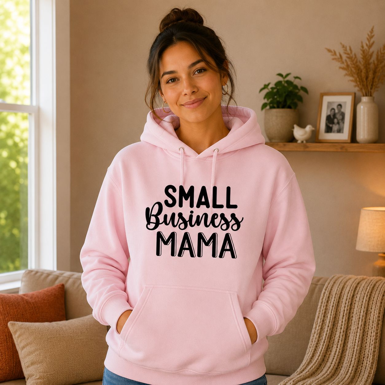 Small Business Mama Hoodie - Trendy Mama Hoodie - Perfect Cadeau voor Ondernemende Mama